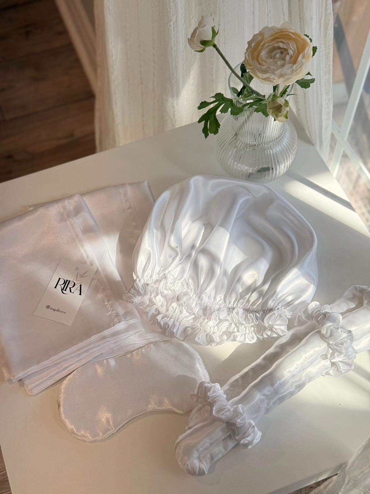 white satin pillowcases for hair protection and beauty sleep